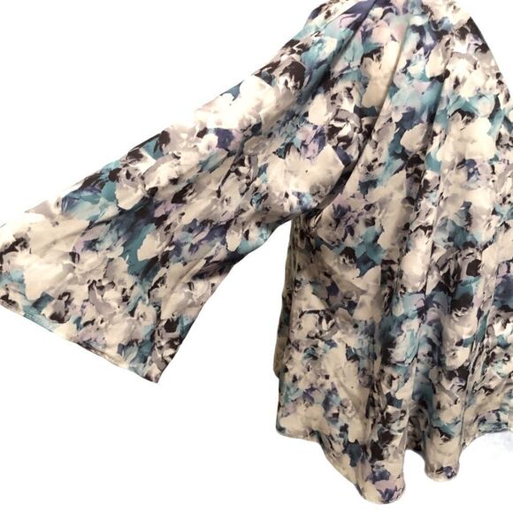 Sam Edelman Crop Floral Swimg Blouse Size XS NWT - Picture 6 of 12